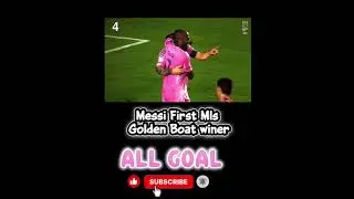 Messi Win MlS Golden Boat 2025. see all mls 29 goal #foryou #football #messi #mls2025 #goldenboat