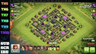 Town Hall 9 TH9 UPDATE Hybrid Farming Base Pingfao Style + Proof Replays