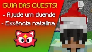 GUIA DAS QUESTS DE NATAL! (Ajude um duende e Ess&ecirc;ncia natalina) | Pixelmon Brasil Mobile!