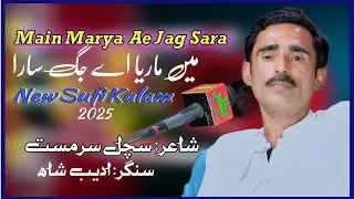 Main Marya Ae Jag Sara || New Sindhi Sufi Kalam || Poet Sachal Sarmast || Adeeb Shah #sufikalam