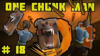 I'm the FIRST One Chunk Man to have a Dragonfire shield