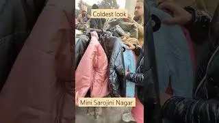 Let's create this Fall Look in Mini Sarojini Nagar #coldest #clothing #shopping