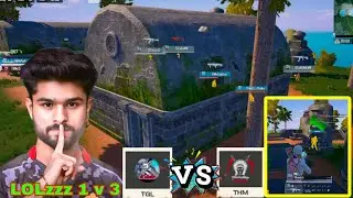LOLzzz TEAM VS THM TEAM FIGHT BGIS 2025 || 4V4 FIGHT || LOLZZZ 1V3 THM TEAM || DAY  -  1 #viralvideo