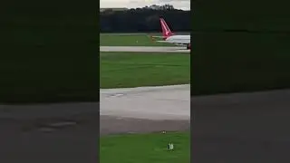 Corendon B737-800 takeoff at Hannover (EDDV)                                #b737