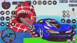Impossible Police Car Stunts GT Racing - Mega Ramp Car Stunt Master Simulator - Android Gameplay