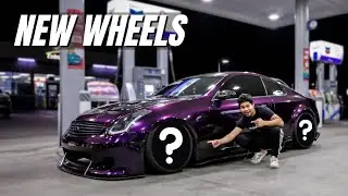 G35 gets NEW WHEELS ! (Super Deep Concave)
