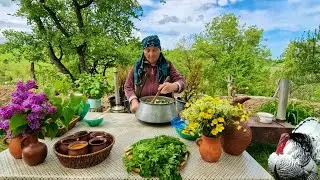Приготовление Полезного и Вкусного Супа из Свежей Крапивы. Три Рецепта в Одном Видео.