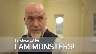 Nicholas Vince in rehearsal for I AM MONSTERS!