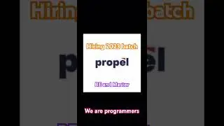 #hiring  #jobsearch #weareprogrammers