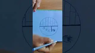 Easy circle drawing..pencil drawing