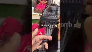Highlights comb#touch#glow #parlor#academy#katraj #pune #skincare#haircare #makeover##youtubeshorts