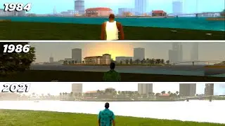 Best Grand Theft Auto Vice City Location SBS Comparison 1984 - 1986 - 2021