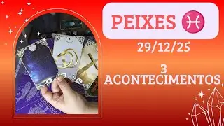 PEIXES ♓ 29/12/25 Você vai escolher reconstruir essa união 💍