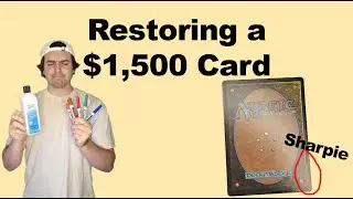 How to Remove Permanent Marker from a Magic: the Gathering Card