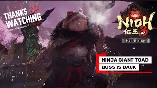 [Nioh 3] Ninja Giant Toad Boss Is Back In Hell Rising [Ps5 - HDR]
