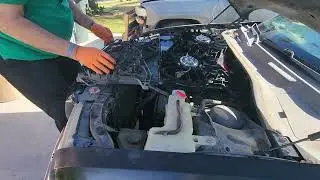 Замена вентилятора радиатора на Chrysler 300C 2006 года выпуска.