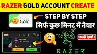 How To Create Razer Gold Account | Razer Gold Account Create | Razer Gold Account Kaise Banaye