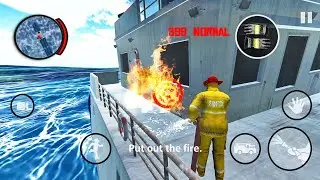 FireFighter Emergency Rescue Game - Fire Truck Rescue Simulator - Android Gameplay