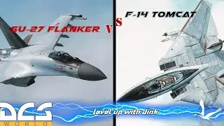 Правильно летающий F-14 Tomcat против Су-27 Flanker { #jink #ijn #usn #bfm #dcs }