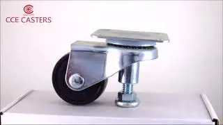 CCE CASTERS-2.5 Inch TPR Caster with Adjustable Footings
