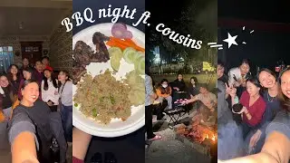 BBQ night with cousins ⭐️