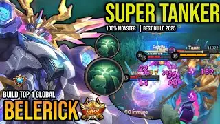 BELERICK BEST BUILD 2025 | BUILD TOP 1 GLOBAL BELERICK GAMEPLAY | MOBILE LEGENDS✓