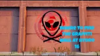 Search For a Graffiti Wall at Hydro 16 -Fortnite