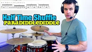 Half Time Shuffle Paradiddle-diddle - Drum Lesson