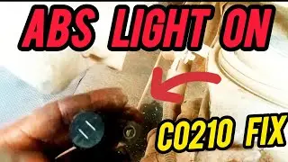 How to fix code C0210 right rear speed sensor circuit with Autel diagnostic #gariautocare