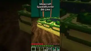 Minecraft Speedrunner Be Like 😂 #minecraft #shorts