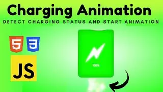 Cool Project of Javascript | Battery Detector and Animation | New Projects
