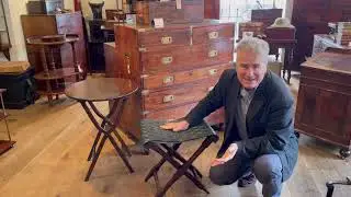 The earliest form of campaign furniture.