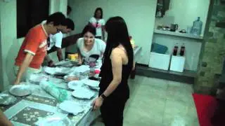 Chasters at Pansol-5-21-11-Preparing dinner