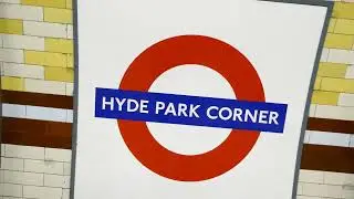 Hyde Park Corner Tube Station London England United Kingdom May 29, 2025