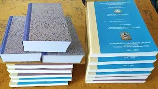 Book Binding | How to make Book Binding Easy | Easy method Book Bindings | Project Binding