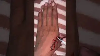 #short #simple N letter and heart Beautifull tattoo🥰🥰🥰🥰🥰 viral video