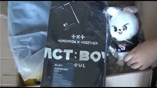 Unboxing Act boy Merch, 4OIN make up Tomorrow x together , Skzoo y mucho más!