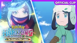 UK: Liko vs. Grusha! | Pokémon Horizons: Season 2 | Official Clip