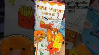 PAPER SQUISHY SURPRISE EDISI JUNK FOOD #papersquishy #squishy #junkfood #shorts