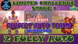 Steambot Limited Challenge Stage 1 | Full Steam Ahead Stage 1 (Perfect Fully Auto Teams) Part 2