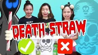 DON'T CHOOSE THE WRONG MYSTERY STRAW CHALLENGE | PALO SA PUWET PAG NATALO | Aurea & Alexa