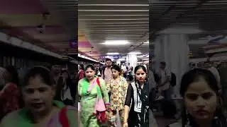 pink line metro#travel #sarojininagar#delhi