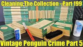Unintentional ASMR - Cleaning The Collection - Part 199 - Cleaning Penguin Crime Paperbacks Part 5