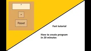 How to create counter program in 20 minutes