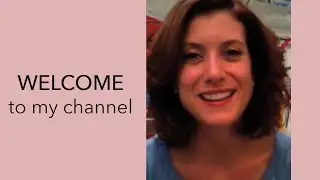 Welcome to My Channel | My First Video | Kate Walsh