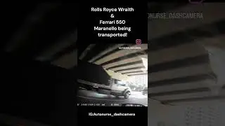Rolls Royce Wraith & Ferrari 550 Maranello being Transported!