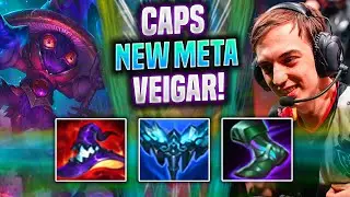 CAPS TRIES NEW META VEIGAR ADC! - G2 Caps Plays Veigar ADC vs Ezreal! | Season 2022