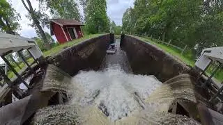 Str&ouml;mholms kanal, Hallstahammar - Konung Gustav IV Adolfs sluss, Juli 2025