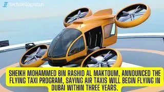 Dubai Plans to Launch Flying Taxis As Early As 2026