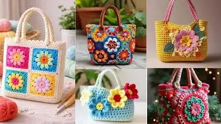 Handmade Floral Crochet Bags &ndash; Soft, Stylish & Unique | Aesthetic Crochet Flower Bags | ladyloops